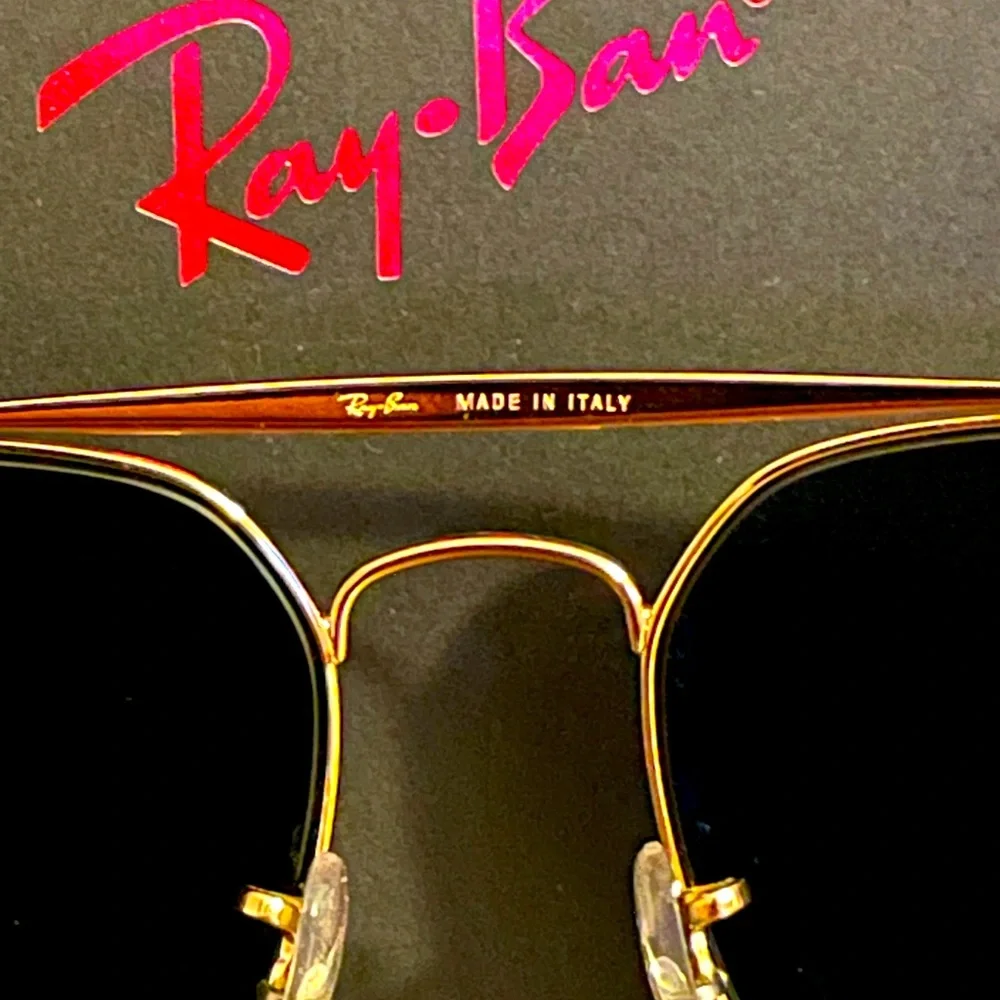 🆕 Ray-Ban RB3561 THE GENERAL Custom Sunglasses. Gold Frame, Polarized Green Lens - Picture 9 of 16